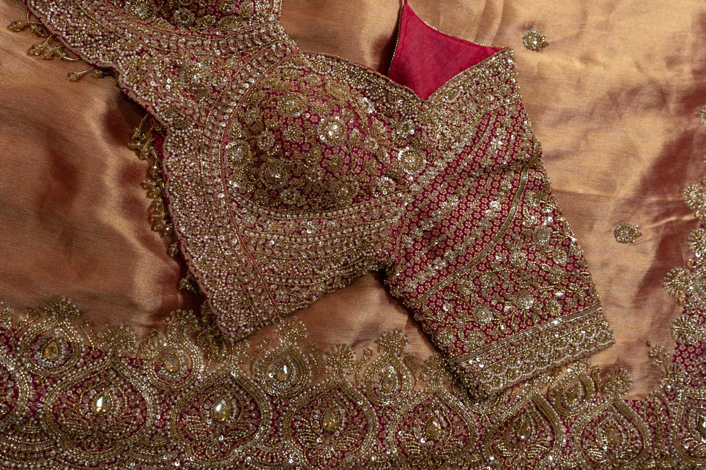 Tissue Silk Bandhej Border Saree