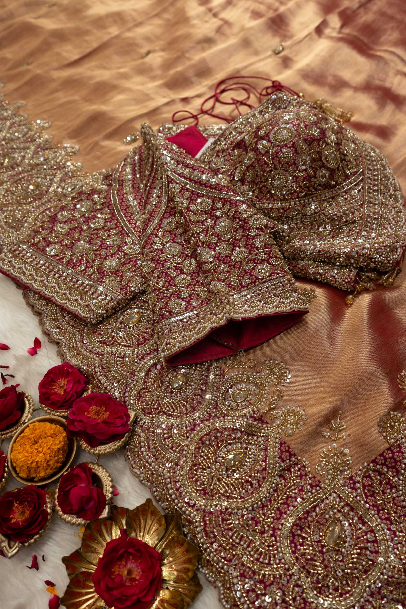 Tissue Silk Bandhej Border Saree